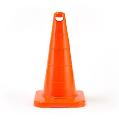 50 cm Kırılmaz Trafik Konisi (Reflektifsiz)