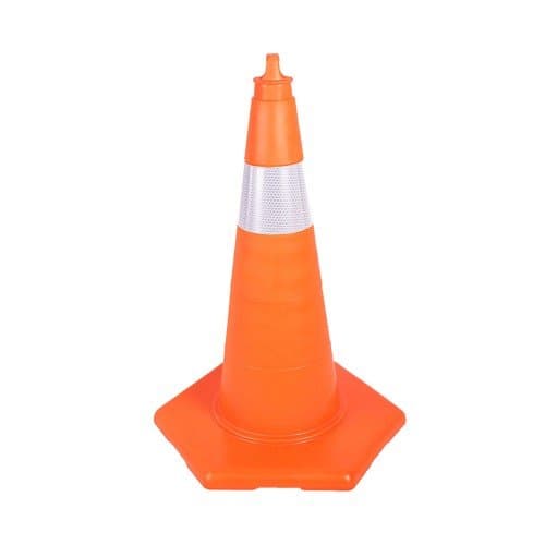 75 cm Kırılmaz Trafik Konisi 3,0 Kg (Tek Reflektifli)