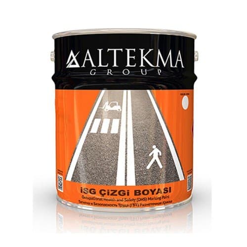 Akrilik İSG Çizgi Boyası - Safety Line Beyaz 20 Kg (Altekma)