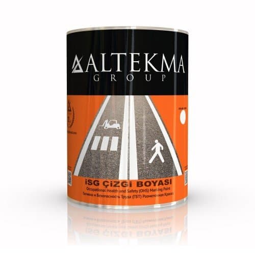 Akrilik İSG Çizgi Boyası - Safety Line Kırmızı 5 Kg (Altekma)