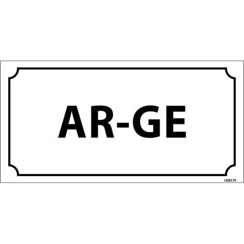 AR-GE Levhası 12x24 cm