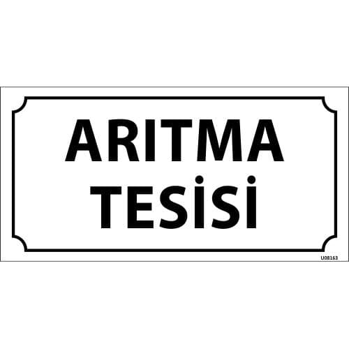 Arıtma Tesisi Levhası 12x24 cm