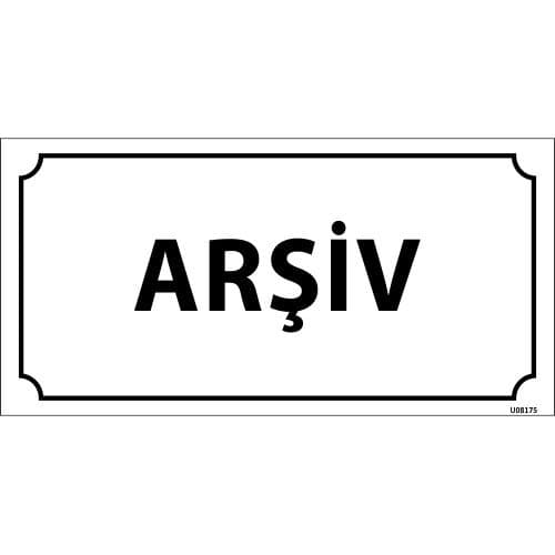 Arşiv Levhası 12x24 cm