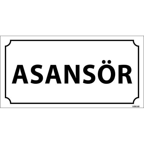 Asansör Levhası 12x24 cm