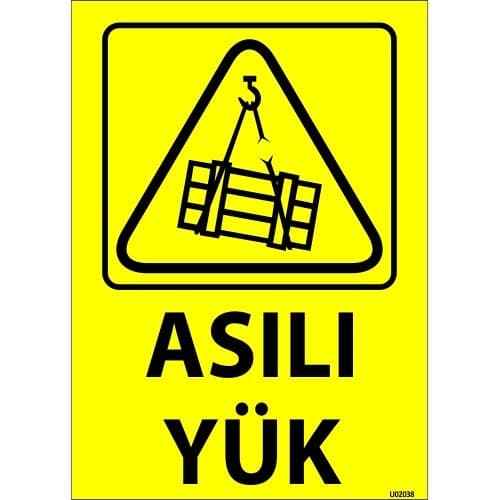 Asılı Yük Levhası 25x35 cm