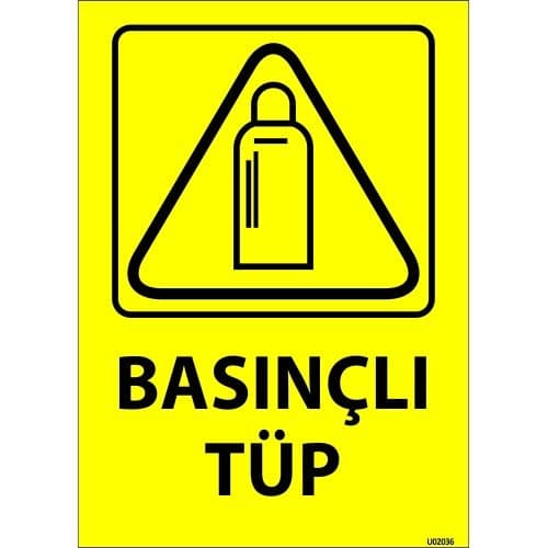 Basınçlı Tüp Levhası 25x35 cm