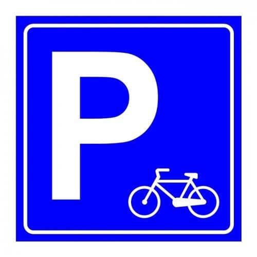 Bisiklet Park Yeri Levhası Trafik Tabelası