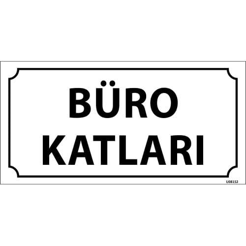 Büro Katları Levhası 12x24 cm
