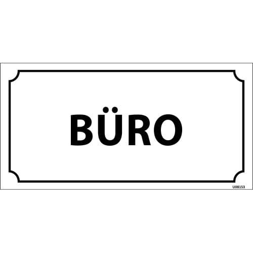 Büro Levhası 12x24 cm