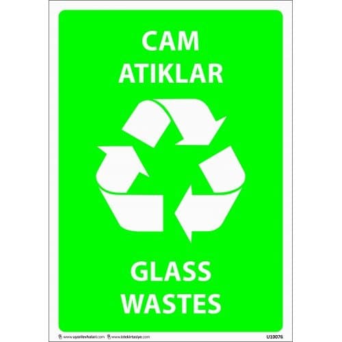 Cam Atıklar Levhası 25x35 cm
