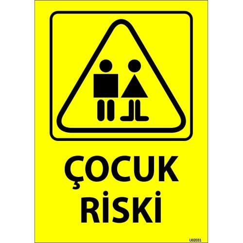 Çocuk Riski Levhası 25x35 cm