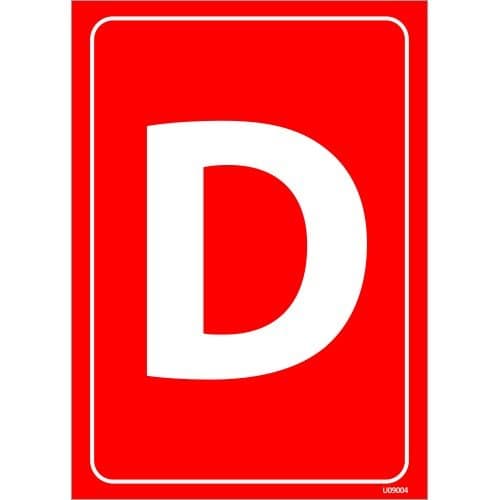 D Levhası 25x35 cm