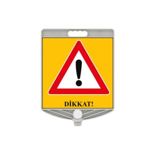 Dikkat Kare Levha 300x300 mm