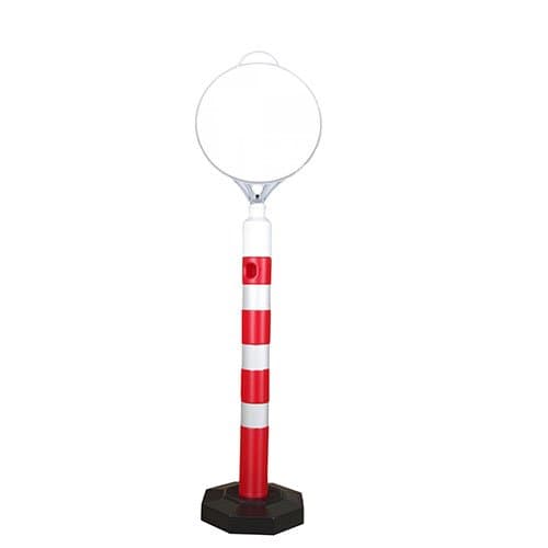 Dubalı Uyarı Dikme 110MM + Yuvarlak Tabela