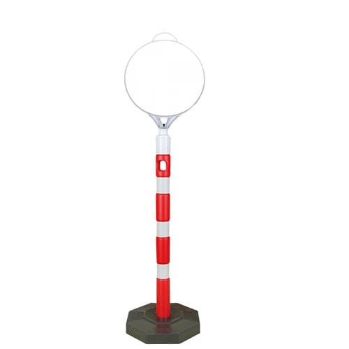 Dubalı Uyarı Dikme 60MM + Yuvarlak Tabela