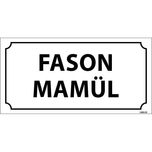 Fason Mamül Levhası 12x24 cm
