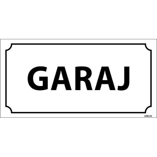 Garaj Levhası 12x24 cm