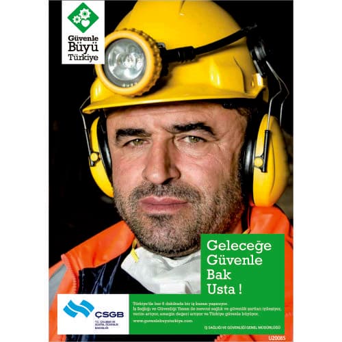 Geleceğe Güvenle Bak Usta Levhası 25x35 cm