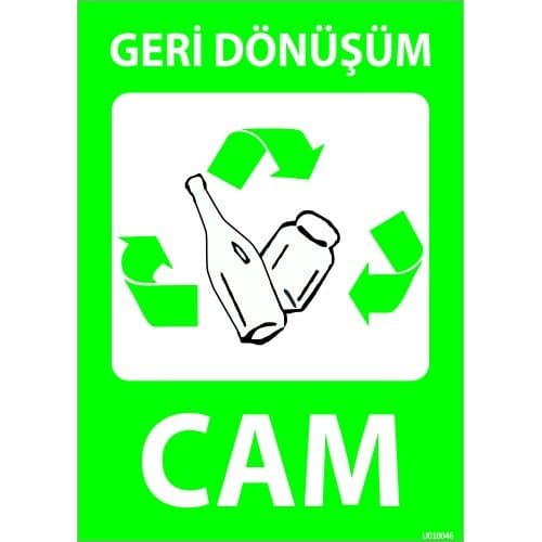 Geri Dönüşüm Cam Levhası 25x35 cm