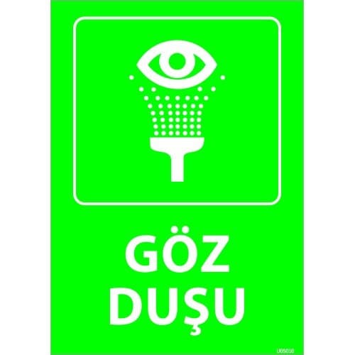 Göz Duşu Levhası 25x35 cm