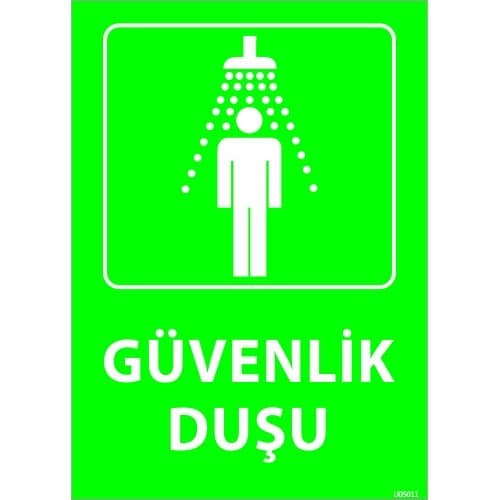Güvenlik Duşu Levhası 25x35 cm