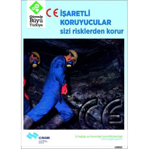 İşaretli Koruyucular Sizi Risklerden Korur Levhası 25x35 cm