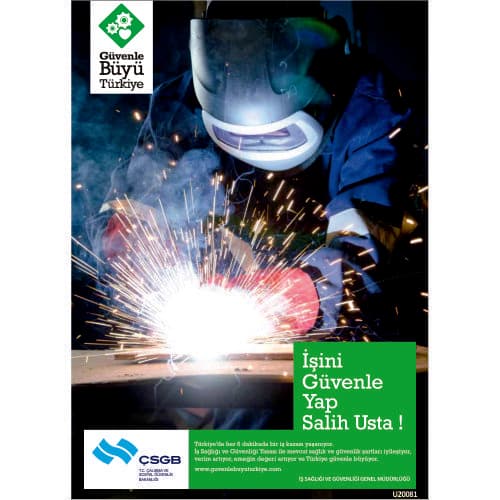 İşini Güvenle Yap Salih Usta! Levhası 25x35 cm