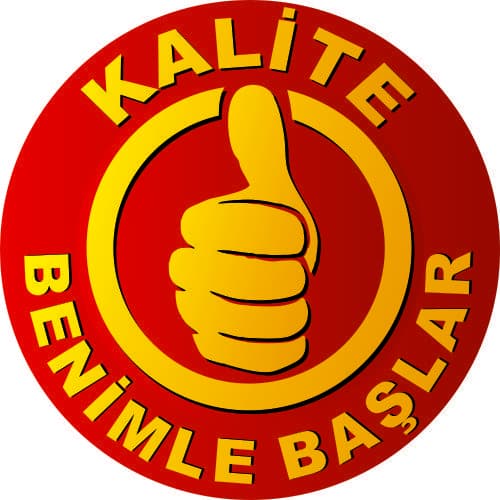 Kalite Benimle Başlar Levhası 25x35 cm