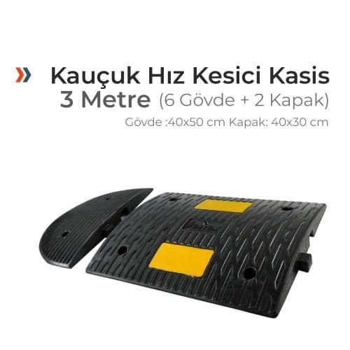 Kauçuk Hız Kesici Kasis Seti 40x50 cm (3 metre)
