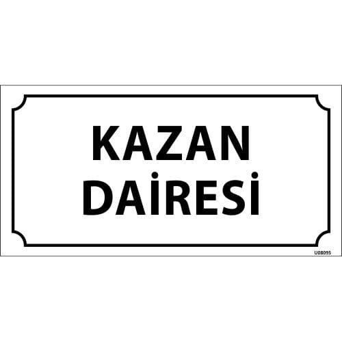 Kazan Dairesi Levhası 12x24 cm