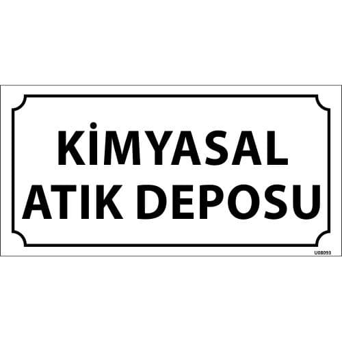 Kimyasal Atık Deposu Levhası 12x24 cm