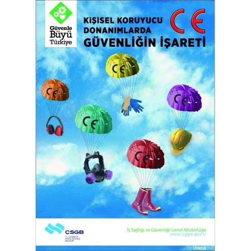 Kişisel Koruyucu Donanımlarda Güvenliğin İşareti Levhası 25x35 cm
