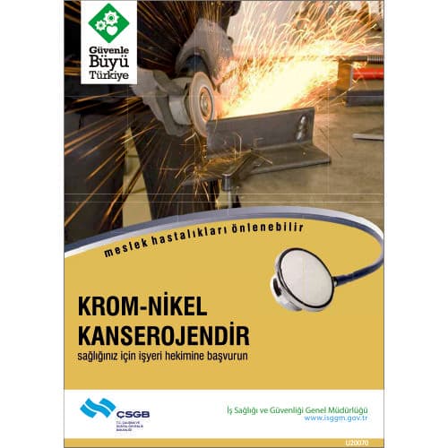 Krom-Nikel Kanserojendir Levhası 25x35 cm