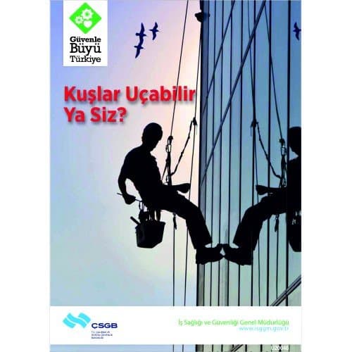 Kuşlar Uçabilir Ya Siz? Levhası 25x35 cm