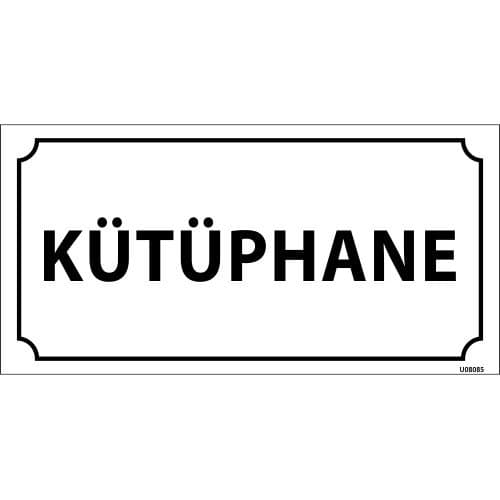 Kütüphane Levhası 12x24 cm