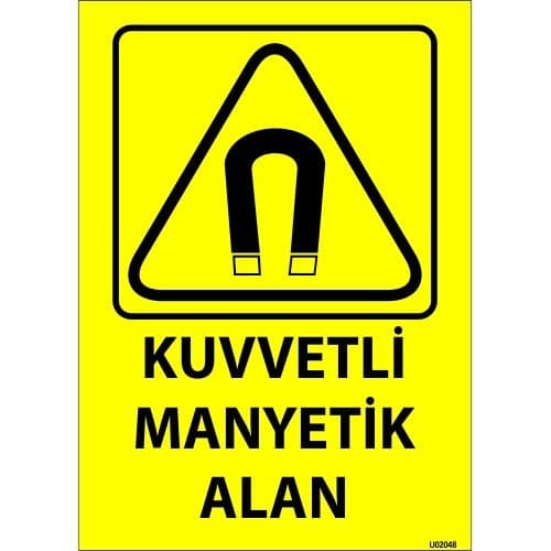 Kuvvetli Manyetik Alan Levhası 25x35 cm