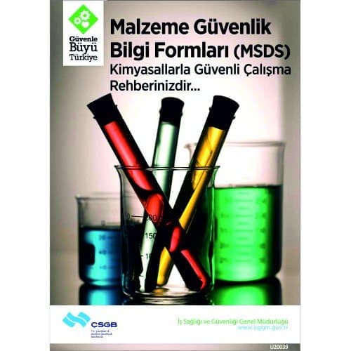 Malzeme Güvenlik Bilgi Formları Levhası 25x35 cm