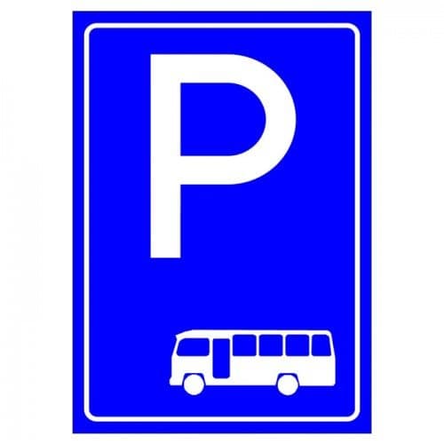Minibüs Park Yeri Levhası Park Alanı Tabelası