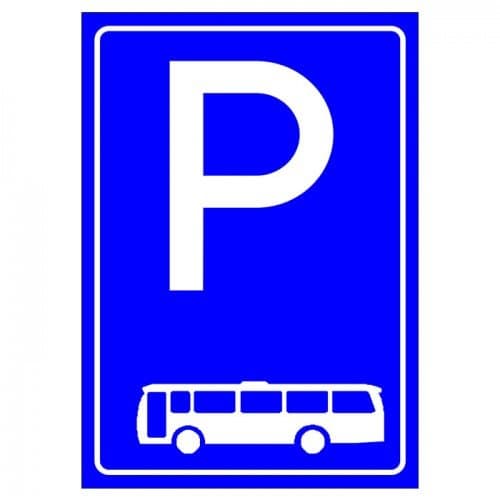 Otobüs Park Yeri Levhası Park Alanı Tabelası