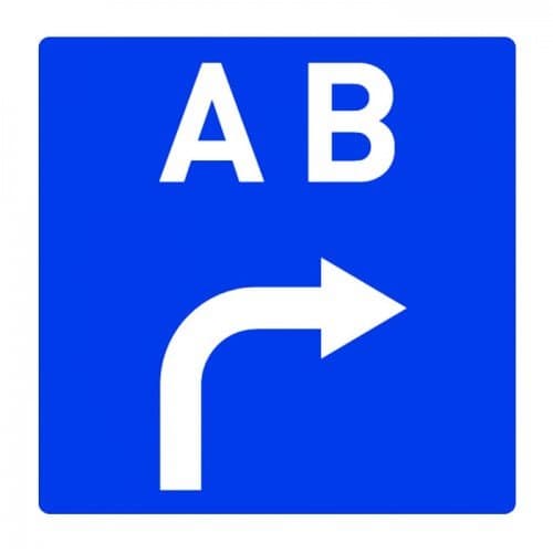 Otopark Blok Yönlendirme Levhası (Sağ)