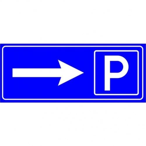 Otopark Park Yeri Levhası Park Alanı Tabelası (Sağ)