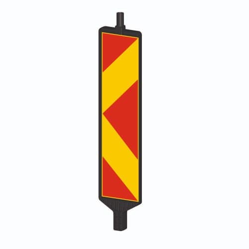 Otoyol Uyarı Lehvası (H) 124 Cm - Levha 100x25 Cm