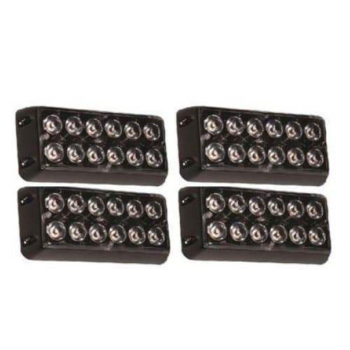 Panjur İkaz Lambası 12 Ledli Beyaz (4 Adet)