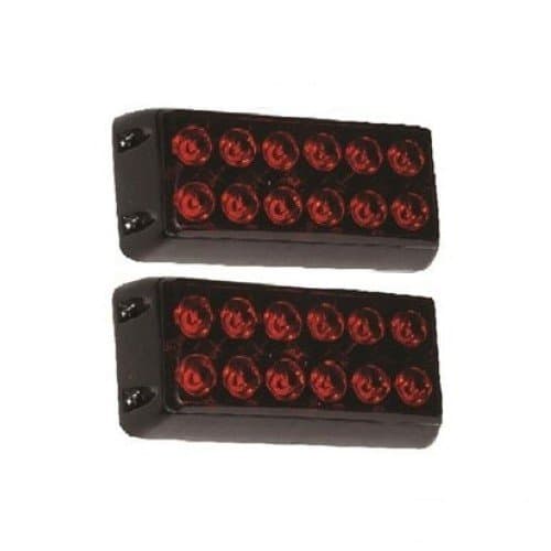 Panjur İkaz Lambası 12 Ledli Kırmızı (2 Adet)