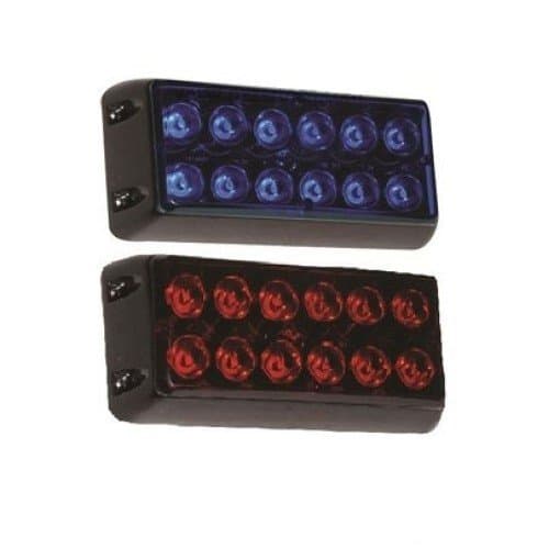Panjur İkaz Lambası 12 Ledli Kırmızı Mavi (2 Adet)