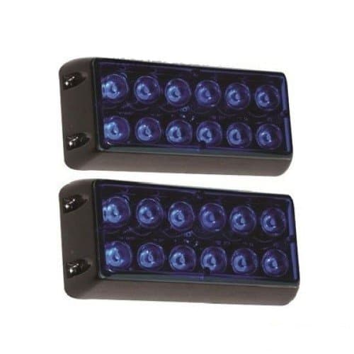Panjur İkaz Lambası 12 Ledli Mavi (2 Adet)