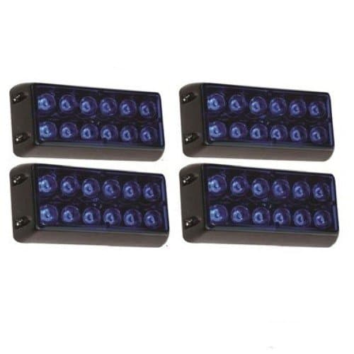 Panjur İkaz Lambası 12 Ledli Mavi (4 Adet)