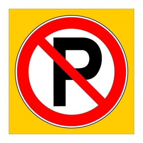 Park Yasaktır Levhası Trafik Tabelası (PL-100)