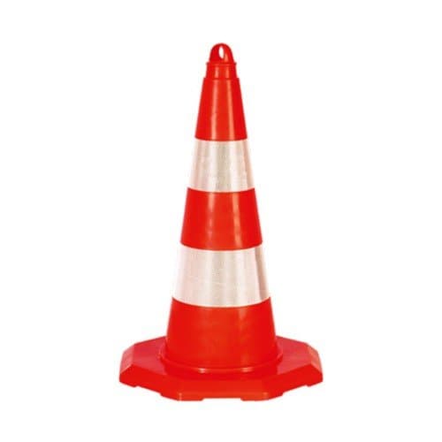 Pvc Koni (50 Cm) (Çift Reflektifli)