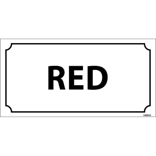 Red Levhası 12x24 cm